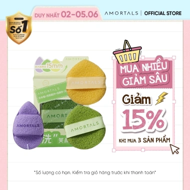 Combo 6 Bột Rửa Mặt Amortals – Làm Sạch Sâu, Dưỡng Da Mềm Mịn, Dịu Nhẹ Cho Mọi Loại Da – 185.000 VND