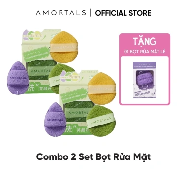 Combo 6 Bột Rửa Mặt Amortals – Làm Sạch Sâu, Dưỡng Da Mềm Mịn, Dịu Nhẹ Cho Mọi Loại Da – 185.000 VND 3