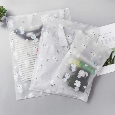 Combo 6 Túi Khóa Zip Hoa Văn Gấu - Túi Zipper Đựng Quần Áo và Đồ Cá Nhân Giá 11.000₫ 8