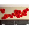 Combo 60 quạt giấy đỏ đô - Màu đỏ rực rỡ, giá ưu đãi 145.000đ, phù hợp tiệc cưới, sinh nhật 3