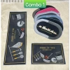 Combo 8 thảm lau chân bếp 3D Bali nỉ lì - 2 tấm sàn + 6 thảm bầu dục, chỉ 40.000₫ 10