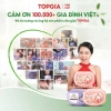 Combo 80 viên giặt xả TopGia: Thơm lâu hoa hồng, lavender, giặt sạch, tiết kiệm 8
