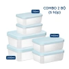 Combo 9 hộp thực phẩm chữ nhật Hokori - Hộp bảo quản đồ đông lạnh MAIHONGPHONG 40.000đ 8