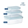 Combo 9 hộp thực phẩm chữ nhật Hokori - Hộp bảo quản đồ đông lạnh MAIHONGPHONG 40.000đ 10