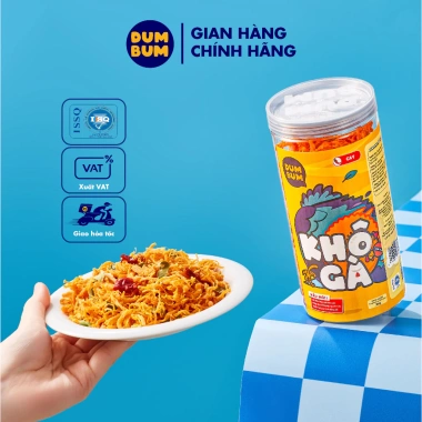 Combo ăn vặt bestseller DumBum ngon nhức nách kèm quà tặng - Giá giảm 44.5k (giá gốc 56.5k)