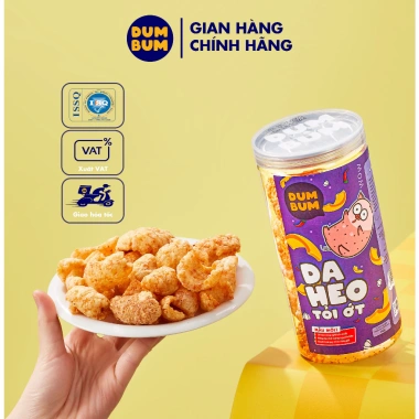 Combo ăn vặt bestseller DumBum ngon nhức nách kèm quà tặng - Giá giảm 44.5k (giá gốc 56.5k)