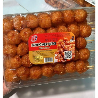 Combo ăn vặt tuổi thơ 3 hộp bánh bò Ngọc Quỳnh, xiên vừng, 3 ngăn vừng, quẩy - Giá chỉ 91.600 VND