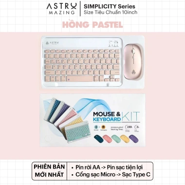 Combo AstroMazing Bluetooth không dây mini cho tablet - Chuột + Bàn phím - 95.000₫ 10