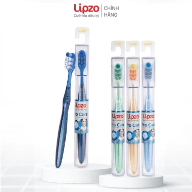Combo Bàn Chải Lipzo ProCare - Tynex Lông Tơ Xoắn Kép, Sạch Sâu, Êm Dịu Nướu, Giá 60.000đ
