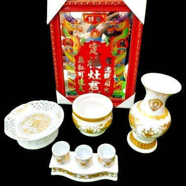 Combo bàn thờ Ông Táo 50cm - Bài vị táo khuôn đỏ, giảm giá hấp dẫn, chỉ 105.000đ