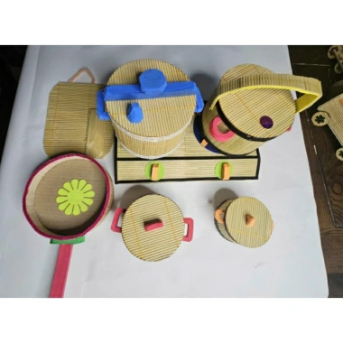 Combo Bộ nấu ăn trúc - Đồ dùng MN, Giá ưu đãi 90.000₫, Bền, Thân thiện môi trường 3