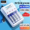 Combo Bộ sạc Doublepow B02 + 4 pin AA/AAA 3.000/1.200/900/800mAh - Giá chỉ 77.000đ