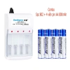 Combo Bộ sạc Doublepow B02 + 4 pin AA/AAA 3.000/1.200/900/800mAh - Giá chỉ 77.000đ 9
