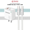 Combo bộ sạc nhanh Type C 30W Basefast công nghệ Gan an toàn cho Phone 15/16/17, Samsung, Xiaomi - Giá chỉ 260.000₫ 2