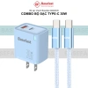 Combo bộ sạc nhanh Type C 30W Basefast công nghệ Gan an toàn cho Phone 15/16/17, Samsung, Xiaomi - Giá chỉ 260.000₫ 3