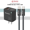 Combo bộ sạc nhanh Type C 30W Basefast công nghệ Gan an toàn cho Phone 15/16/17, Samsung, Xiaomi - Giá chỉ 260.000₫ 4