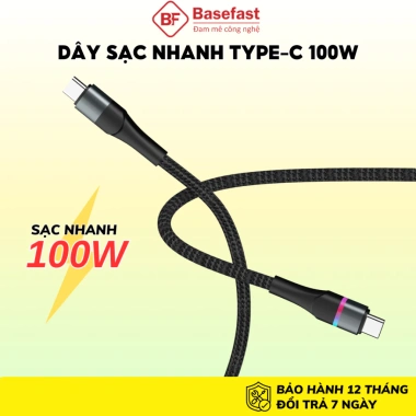 Combo bộ sạc nhanh Type‑C 65W Basefast PD65W + dây dù 100W cho iPhone, Samsung, máy tính bảng – Giá chỉ 555.000₫ 5 Combo bộ sạc nhanh Type‑C 65W Basefast PD65W + dây dù 100W cho iPhone, Samsung, máy tính bảng – Giá chỉ 555.000₫ 5