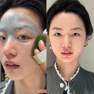 Combo Bông Mút Bọt Biển Rửa Mặt Thiết Kế Giọt Nước – Tạo Bọt Sâu, Thu Nhỏ Lỗ Chân Lông 88.841 4