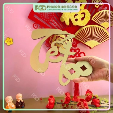 Combo Chữ Tết Pháp và Bình Ngọ 2.026 Vàng Nhũ Đồng Tài Lộc - May Mắn Hưng Thịnh Giảm Giá Đặc Biệt 78.000₫