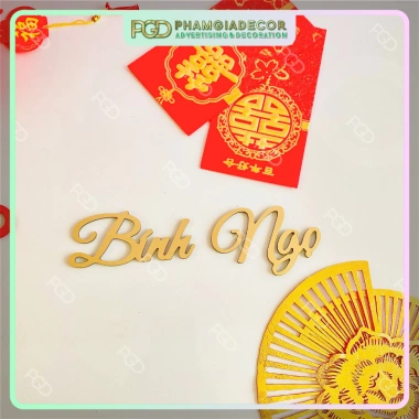 Combo Chữ Tết Pháp và Bình Ngọ 2.026 Vàng Nhũ Đồng Tài Lộc - May Mắn Hưng Thịnh Giảm Giá Đặc Biệt 78.000₫
