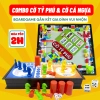 Combo Cờ Tỷ Phú + Cờ Cá Ngựa - BoardGame Gia Đình Cao Cấp, Giá chỉ 179.000₫