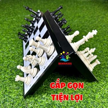 Combo Cờ Vua Nam Châm & Cờ Cá Ngựa 31x31cm - Board Game Giải Trí Gia Đình 179k 9
