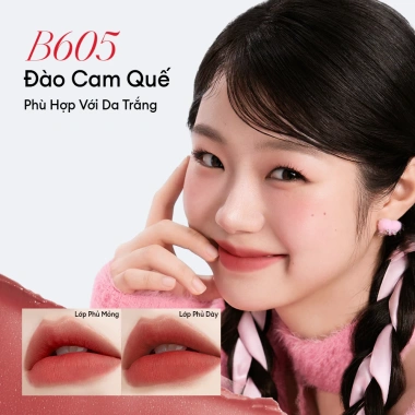Combo COLORKEY Son Velvet 2.5g - Son Kem Nhung Mịn Lì, Lên Màu Chuẩn, Giá Ưu Đãi 418k