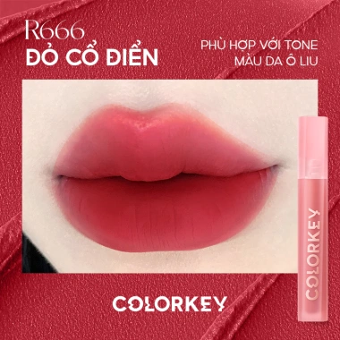 Combo COLORKEY Son Velvet 2.5g - Son Kem Nhung Mịn Lì, Lên Màu Chuẩn, Giá Ưu Đãi 418k
