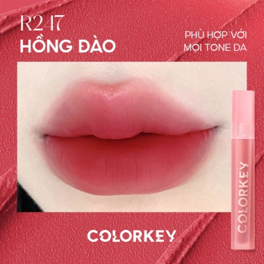 Combo COLORKEY Son Velvet 2.5g - Son Kem Nhung Mịn Lì, Lên Màu Chuẩn, Giá Ưu Đãi 418k 10 Combo COLORKEY Son Velvet 2.5g - Son Kem Nhung Mịn Lì, Lên Màu Chuẩn, Giá Ưu Đãi 418k 10