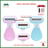 Combo dao cạo lông vùng kín, serum và gel, dùng cho bikini, râu, nách, tay chân - Giá 49.000đ