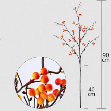 Combo Đào Đông Rừng 90cm Cao Cấp – Decor Nhà Cửa, Trang Trí Tết, Tặng Dải Treo, Giá 250k