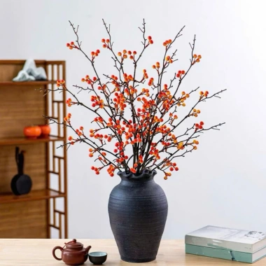 Combo Đào Đông Rừng 90cm Cao Cấp – Decor Nhà Cửa, Trang Trí Tết, Tặng Dải Treo, Giá 250k
