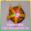 Combo đèn LED mini vỏ vàng - Gắn lồng đèn Trung Thu, nhỏ gọn, sẵn pin, dễ sử dụng 7