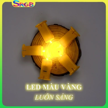 Combo đèn LED mini vỏ vàng - Gắn lồng đèn Trung Thu, nhỏ gọn, sẵn pin, dễ sử dụng 9