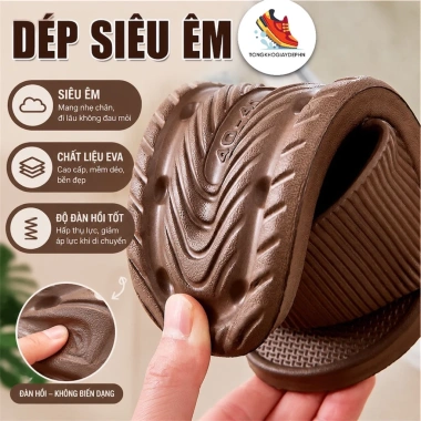 Combo Dép EVA Siêu Nhẹ & Êm - Dép Nội Thất, Văn Phòng, Khách Sạn, Spa