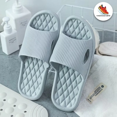 Combo Dép Eva Siêu Nhẹ & Êm - Họa Tiết Kẻ Tăm, Dùng Văn Phòng & Trong Nhà, Giá 33.670₫