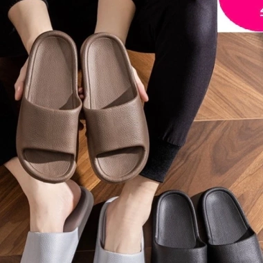 Combo Dép lê họa tiết giả da EVA siêu bền cho văn phòng, khách sạn - Giá chỉ 19.999₫