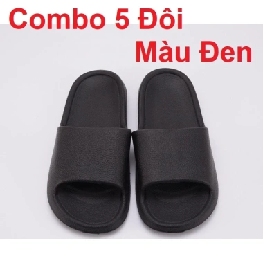 Combo Dép lê họa tiết giả da EVA siêu bền cho văn phòng, khách sạn - Giá chỉ 19.999₫