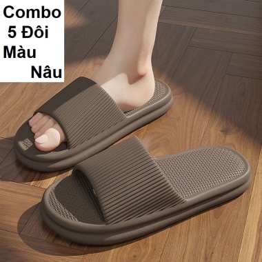 Combo Dép Siêu Nhẹ Quai Ngang Sọc êm Chân - Nhà, Văn Phòng, Khách Sạn, Giá 19.400₫ 10 Combo Dép Siêu Nhẹ Quai Ngang Sọc êm Chân - Nhà, Văn Phòng, Khách Sạn, Giá 19.400₫ 10