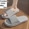 Combo Dép trong nhà, văn phòng, khách sạn - Dép sọc quai ngang siêu nhẹ êm chân - Giá 18.900₫ 10