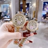 Combo đồng hồ đôi dây kim loại chống nước R0lex nam 40mm nữ 32mm vỏ thép - Thời trang, giá ưu đãi 1.65tr