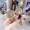 Combo đồng hồ đôi dây kim loại chống nước R0lex nam 40mm nữ 32mm vỏ thép - Thời trang, giá ưu đãi 1.65tr 10