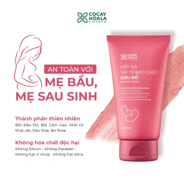 Combo Dưỡng Da Mẹ Bầu: Sữa rửa mặt, Toner, Mặt nạ Đậu đỏ - Dưỡng sáng nhẹ, giảm tế bào chết - 109.000₫ 7