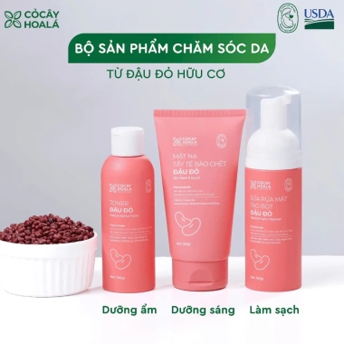 Combo Dưỡng Da Mẹ Bầu: Sữa rửa mặt, Toner, Mặt nạ Đậu đỏ - Dưỡng sáng nhẹ, giảm tế bào chết - 109.000₫ 9