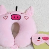 Combo gối kê cổ + bịt mắt nút gài, gối chữ U đa mẫu, giảm còn 59.000đ 5