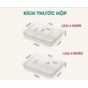 Combo hộp chia ngăn 4-6 ngăn đựng thực phẩm, phù hợp cho bữa ăn dặm bé - giá chỉ 69.000 8