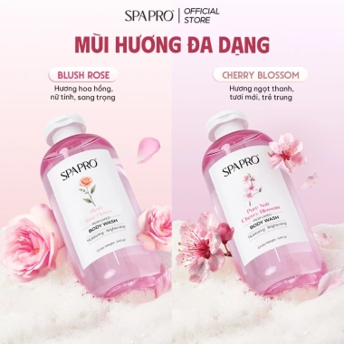 Combo Hộp Quà Tết Spapro 4 sản phẩm: Dầu gội 500ml, Sữa tắm 500ml, Tẩy TBC Body 300g, Nước hoa 30ml - Giá chỉ 275.000đ 4