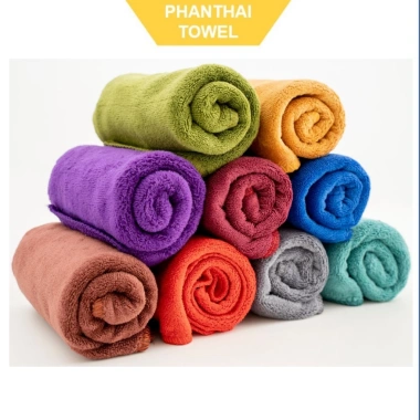 Combo khăn đa năng microfiber đa kích cỡ, thấm hút tốt, không đổ lông, 62.000₫ 2