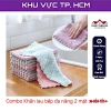Combo Khăn lau bếp đa năng hai mặt siêu mềm thấm hút nhanh, giá ưu đãi 18.000đ