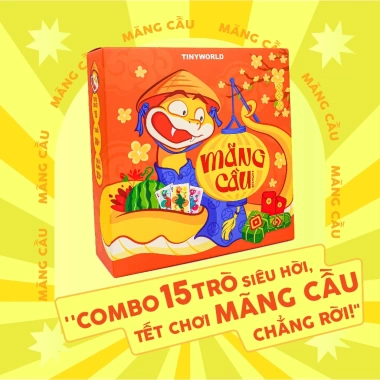 Combo Mãng Cầu Boardgame Tết 2.025 - Bộ sưu tập trò chơi ngày Tết, kết nối yêu thương gia đình, giảm giá 216.300 VND